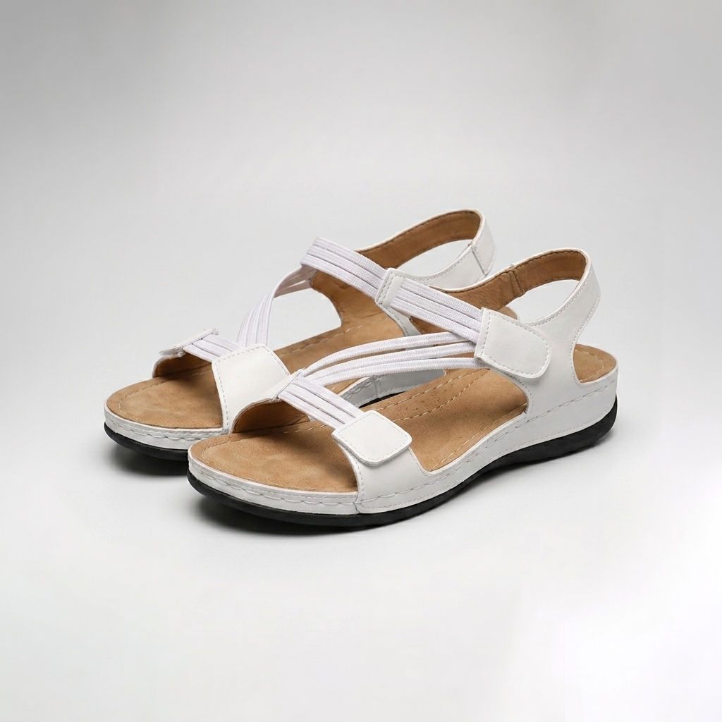 Sandalia ortopédica Flex blanca